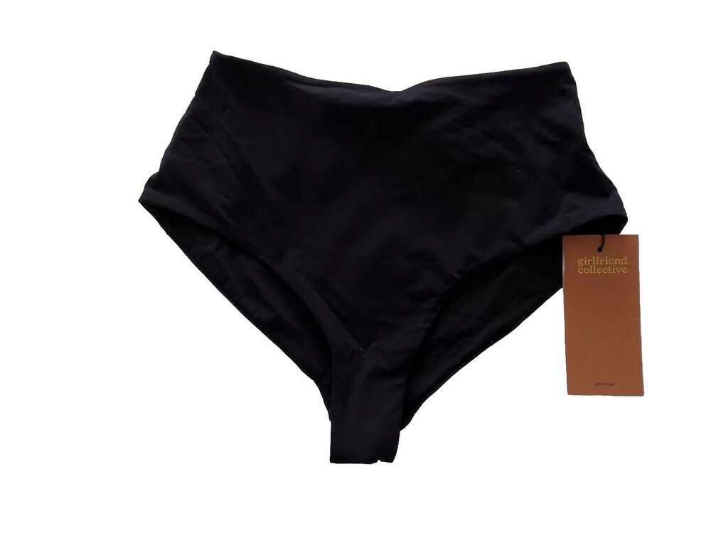 Girlfriend Collective black briefs underwear panties size Small NWT